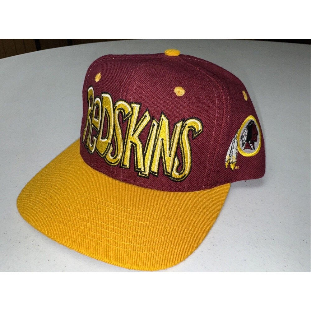 Vintage 90s Drew Pearson Washington Redskins Grafitti NFL Football Snapback Hat